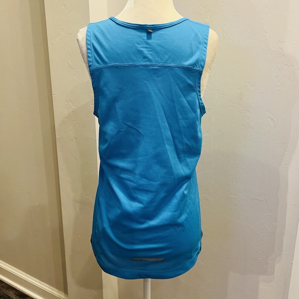 NIKE Miler DRI-FIT Size S Women’s Turquoise Tank Top (A0127) - Picture 3 of 6